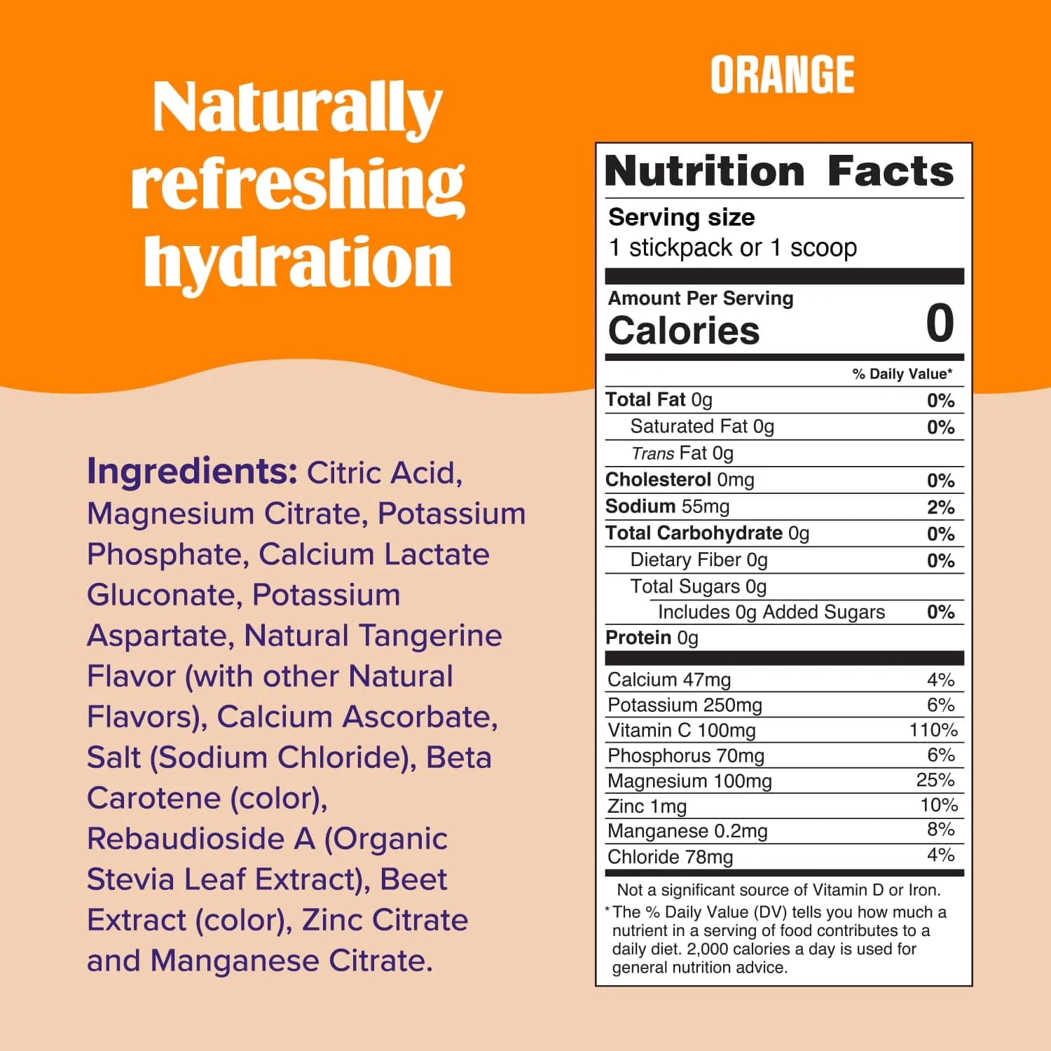 Ultima Replenisher Orange Flavor Electrolyte Powder Drink Mix, 90 Servings | Sugar-Free Hydration with 6 Key Electrolytes & Trace Minerals - view 3