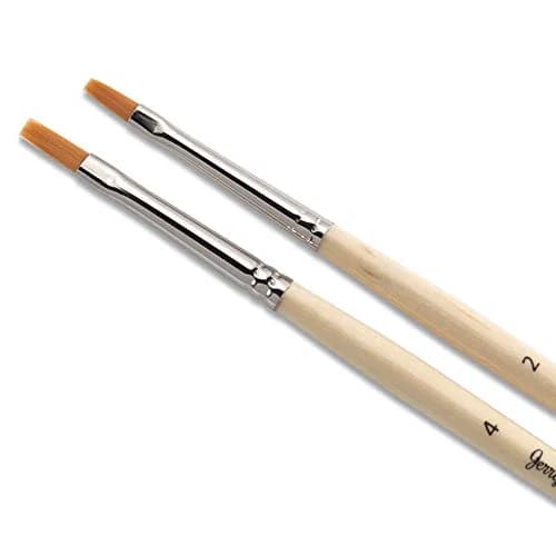 Jerry Q Art Gold 12 Pcs Detail Paint Brushes, Synthetic Hair | Fine Detail Work for All Media thumbnail 4