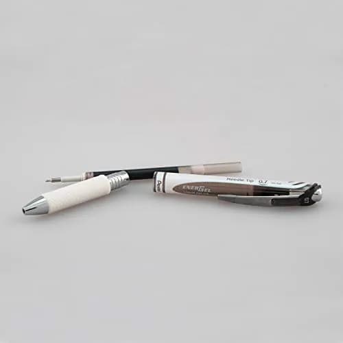 Pentel EnerGel Pearl RTX Liquid Gel Pen 0.7mm | Smooth, Refillable, Black Ink (2 Pack) thumbnail 5