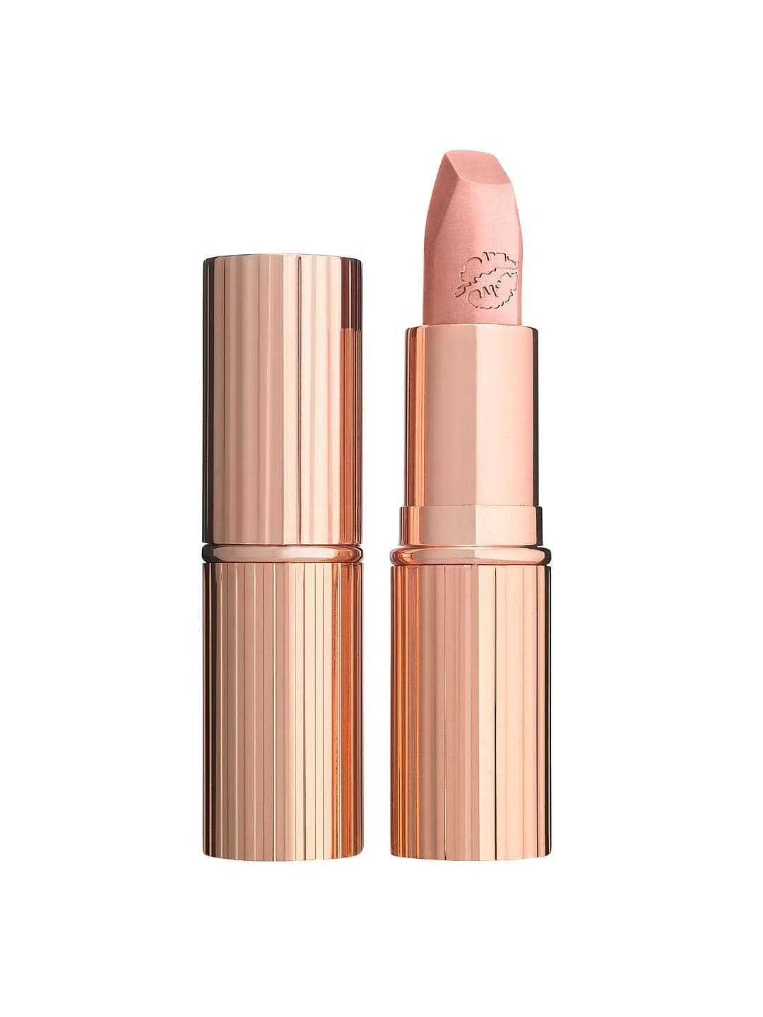 Charlotte Tilbury Hot Lips 2.0 Lipstick - Hydrating, Long Lasting | Satin Finish, 1 Count — Kim K.W - nude