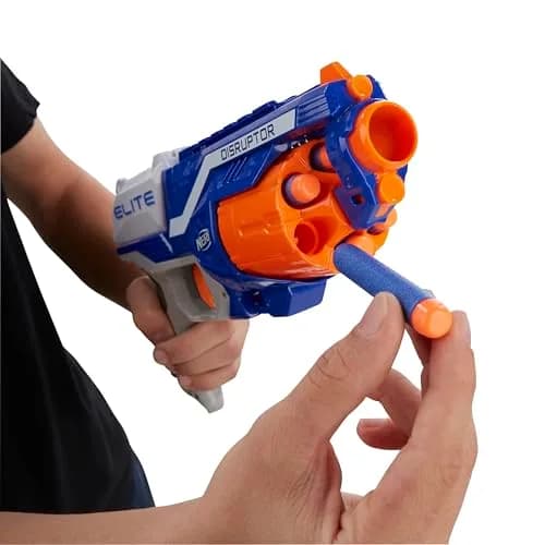 Nerf Disruptor Elite Blaster - 6-Dart Rotating Drum, Slam Fire, 27m Range | Value Pack Toy Gun thumbnail 6