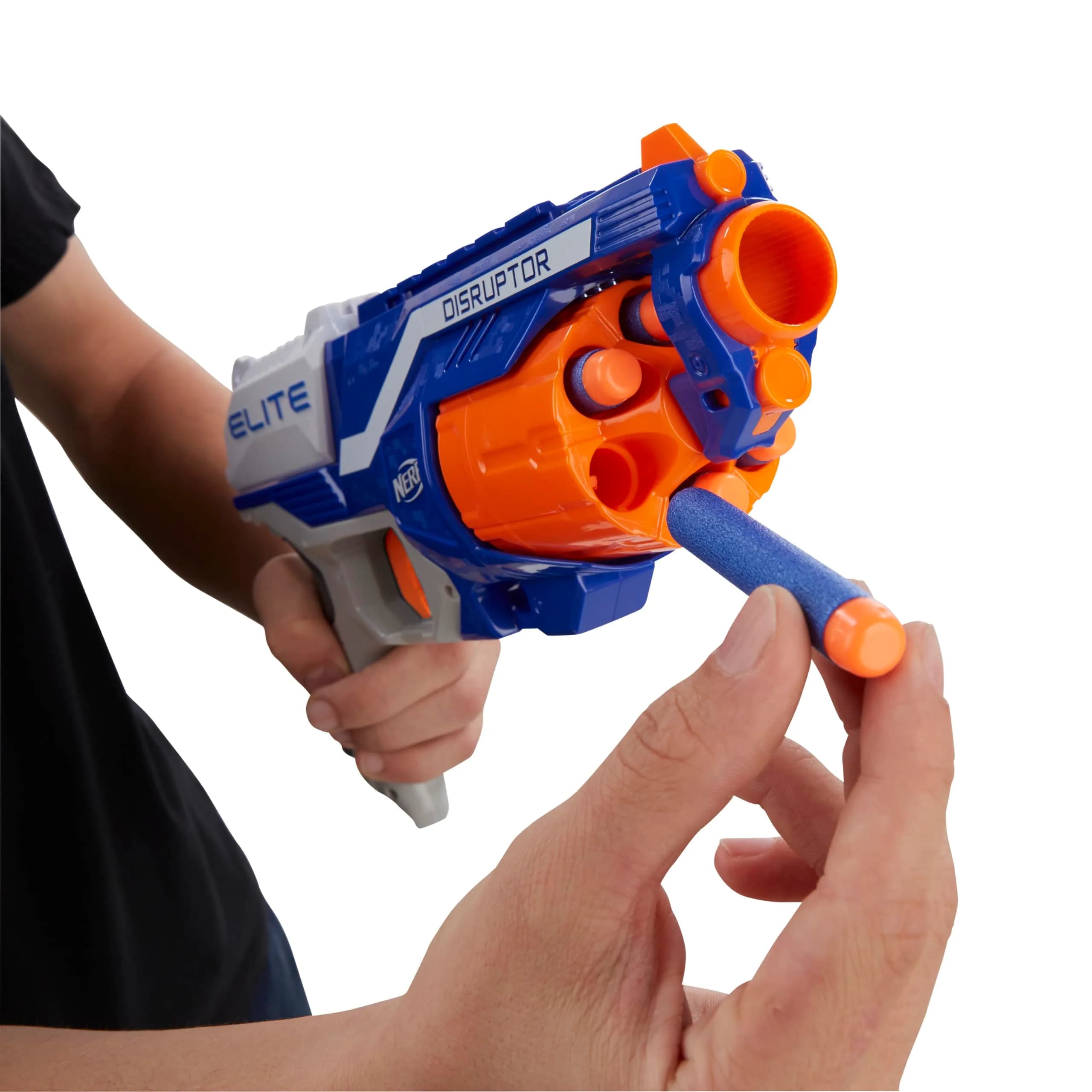 Nerf Disruptor Elite Blaster - 6-Dart Rotating Drum, Slam Fire, 27m Range | Value Pack Toy Gun - view 6