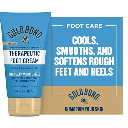 Gold Bond Therapeutic Foot Cream with Urea & Jojoba Oil, 118ml (4 Oz) Pack of 6 | Intensive Moisturizer for Cracked Heels thumbnail 9