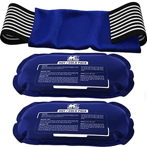 TrekProof Ice Packs for Injuries Reusable 3 Piece Set | Hot & Cold Gel Wrap Support for Recovery & Pain Relief thumbnail 1
