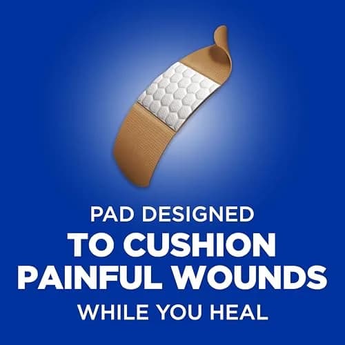 Band-Aid Brand Flexible Fabric Adhesive Bandages Extra Large 10 Count | Comfortable Wound Care for Large Minor Wounds thumbnail 4