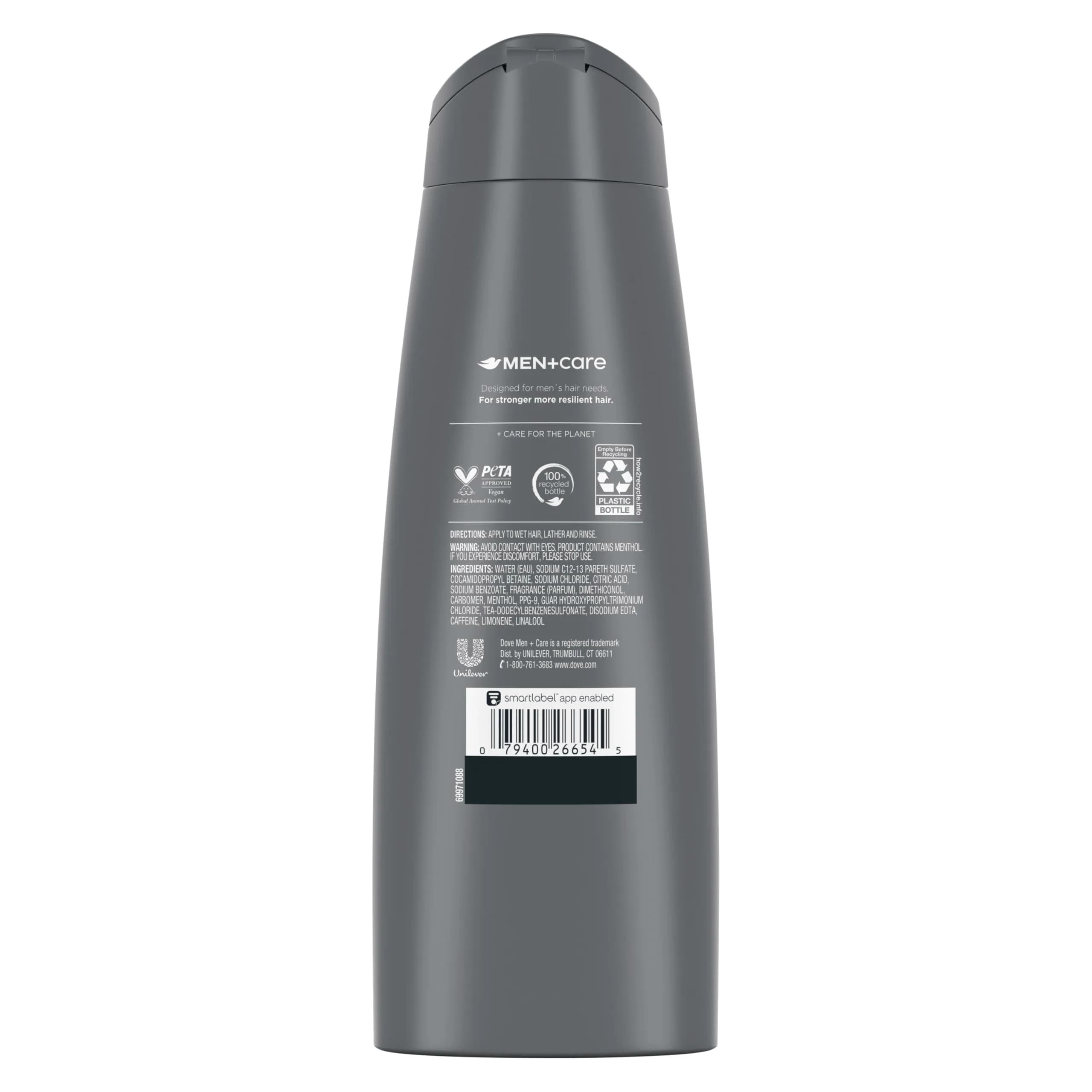 DOVE MEN + CARE Fortifying 2-in-1 Shampoo and Conditioner Fresh and Clean 1.06 L (36 Fl Oz) | Strengthens and Nourishes Hair - view 2