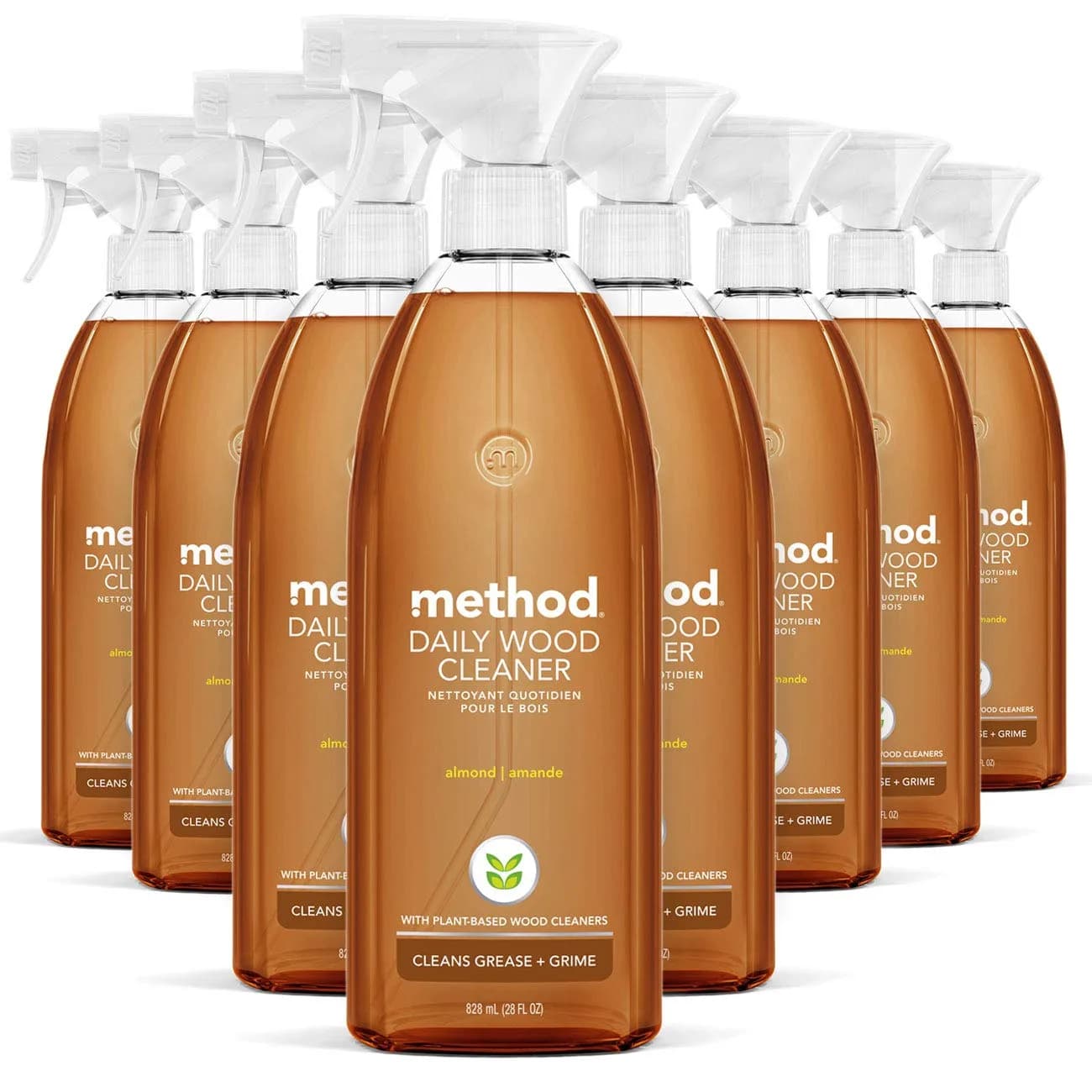 Method Daily Wood Cleaner Almond 224 fl oz (6.6 L) | Cleans & Dusts Wood Surfaces - main product image