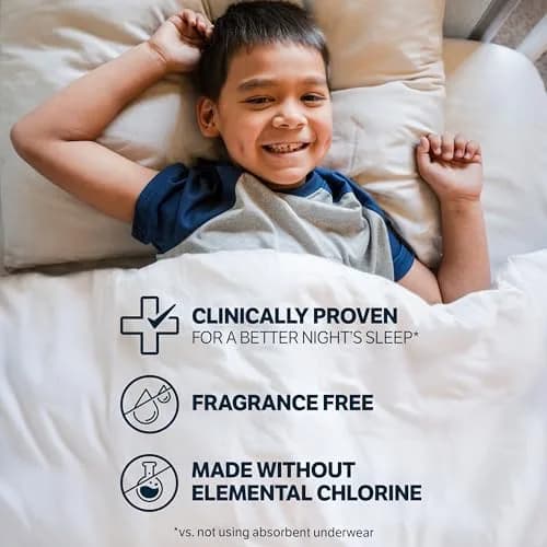 GoodNites Boys' Nighttime Bedwetting Underwear, Extra Small (28-43 lbs), 44 Ct | Leak-Free Protection for Confident Nights thumbnail 7