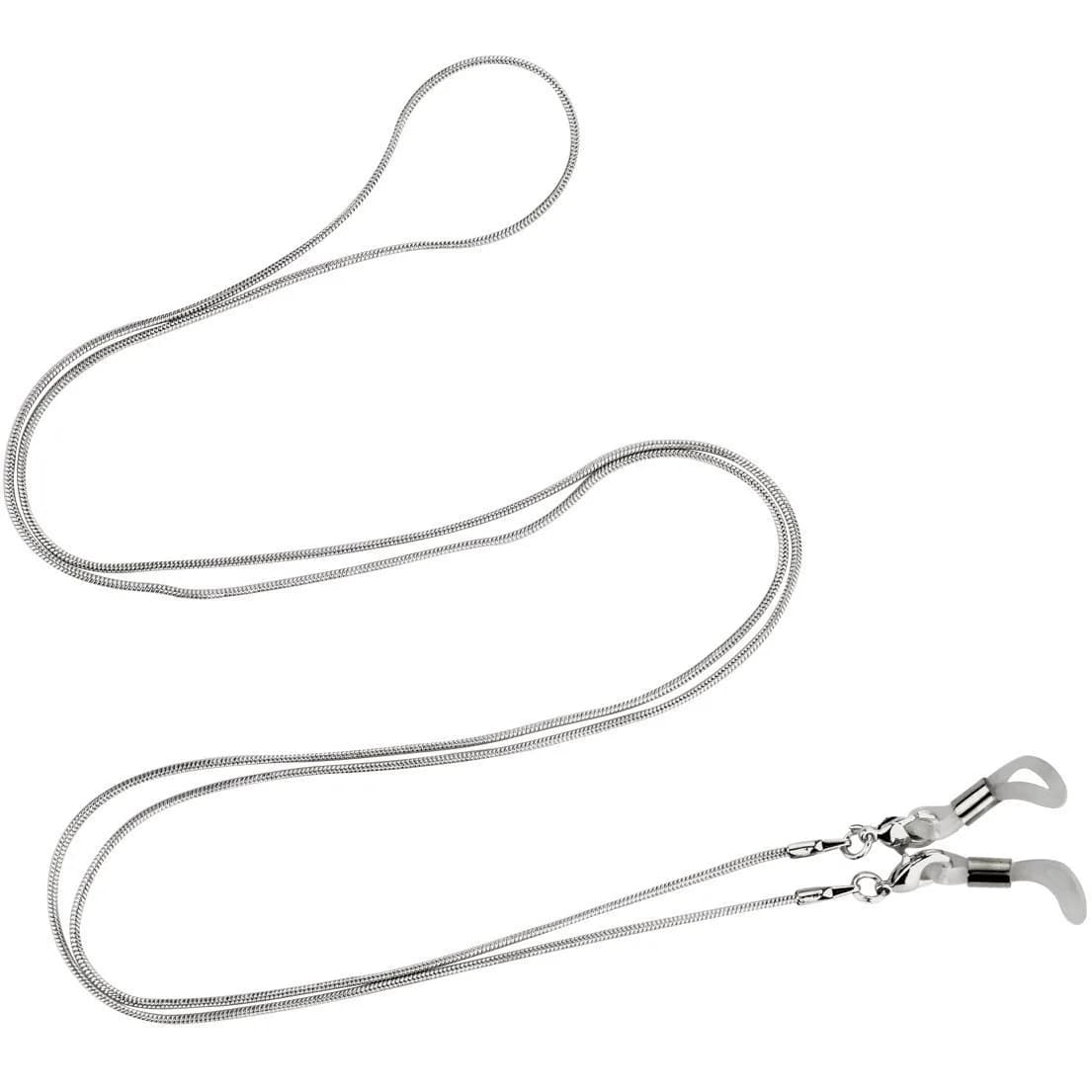 Jmkcoz Stainless Steel Eyeglass Holder Chain 80cm (2.62 ft) | Silver Chain for Neck - view 5