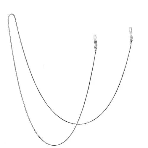 Jmkcoz Stainless Steel Eyeglass Holder Chain 80cm (2.62 ft) | Silver Chain for Neck thumbnail 1