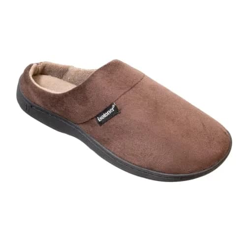 isotoner Men's Microsuede Devin Slip On Slippers with Cooling Memory Foam | Indoor/Outdoor Comfort (70-120 chars) thumbnail 7