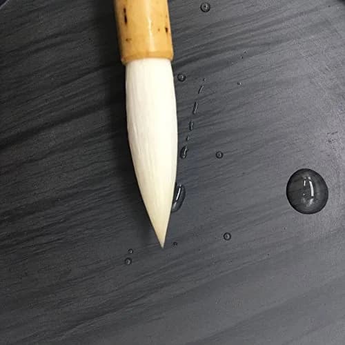 Easyou Hu Brush Chinese Brush for Calligraphy & Sumi Drawing | 0.6cm (0.24") Brush Width, 3cm Hair Length, 21cm (8.27") Brush Length thumbnail 5