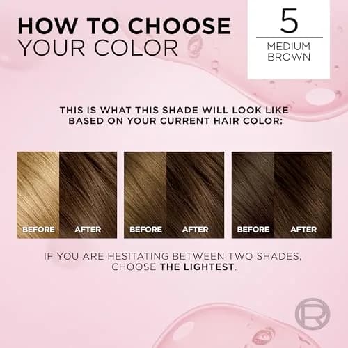 L'Oreal Paris Excellence Crème Permanent Hair Dye 5 Medium Brown | Triple Care Color Routine with Pro-Keratine Complex for 100% Gray Coverage (Pack of 3) thumbnail 6