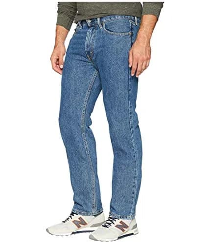 Levi's Men's 505 Regular Fit Jeans | Classic Straight Leg, Cotton Blend, USA Import (70-120c) thumbnail 2