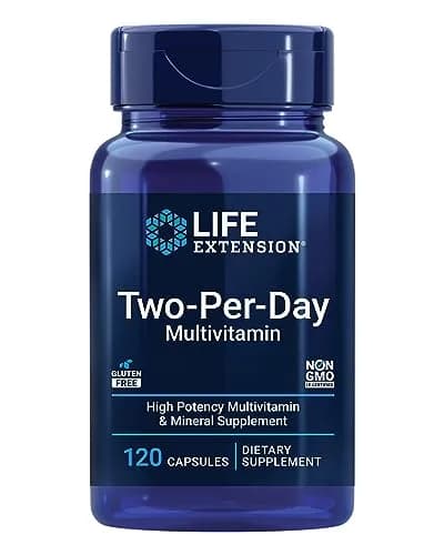 Life Extension Two-Per-Day Multivitamin Capsules 120 Count (60 Day Supply) | Comprehensive Daily Wellness Formula thumbnail 1