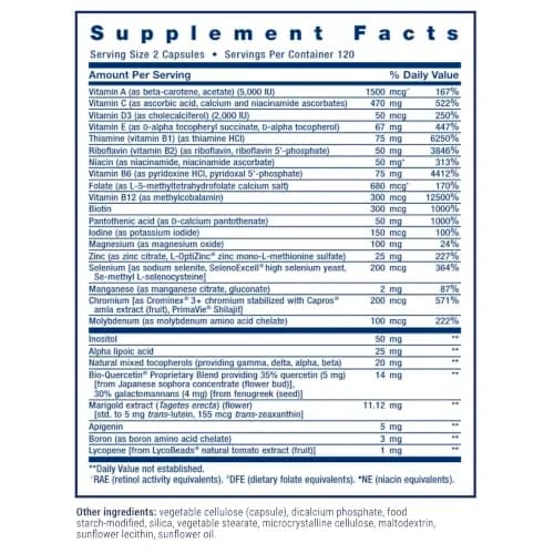 Life Extension Two-Per-Day Multivitamin Capsules 120 Count (60 Day Supply) | Comprehensive Daily Wellness Formula thumbnail 2