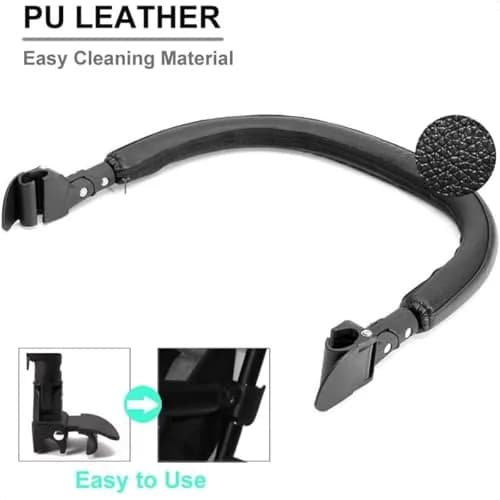 ROMIRUS Bumper Bar Compatible with YOYO+ YOYO2 YOYO3 Baby Stroller Queen Size Faux Leather thumbnail 2