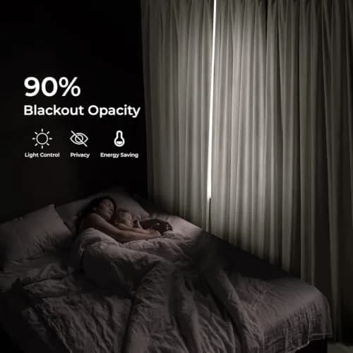 HPD Half Price Drapes Plush Velvet Blackout Curtains 25W x 96L | Light & Noise Blocker thumbnail 2