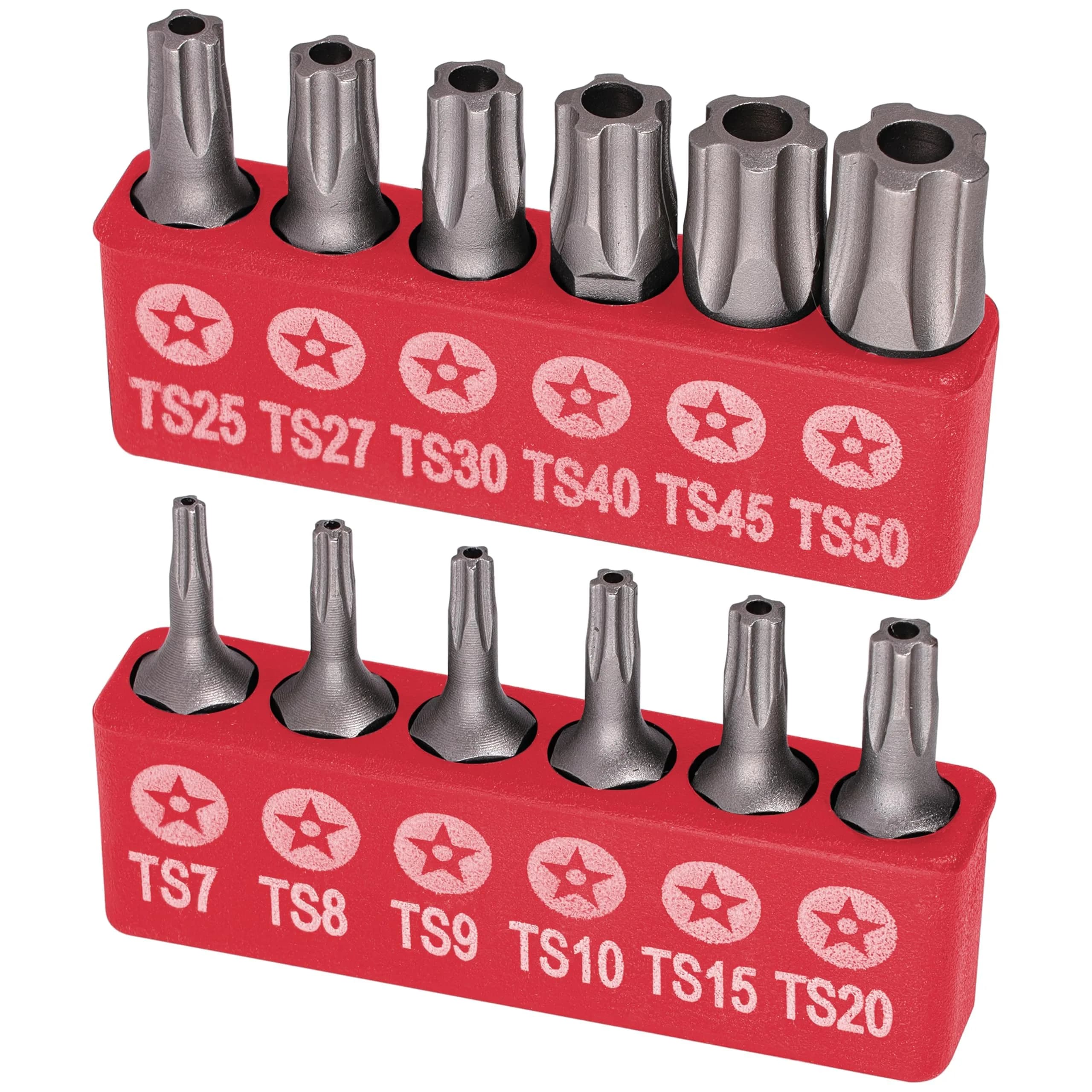 RamPro Torx Plus 5-Point Security Bit Set 12Pc 1" Length | Tamper-Proof & Torque Kit for Auto, Electronics, Construction - main product image