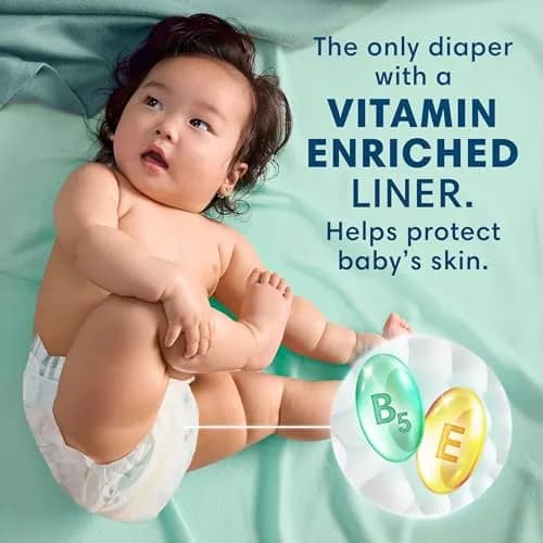 Pampers Pure Baby Diapers Size 3 (16-28 lbs) 168 Count | Hypoallergenic & Leakproof thumbnail 3