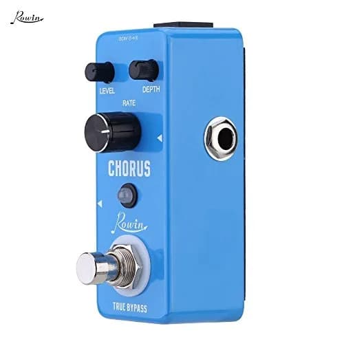 Rowin LEF-304 Analog Chorus Pedal for Electric Guitar Bass True Bypass | 95mm (D) x 44mm (W) x 48mm (H) thumbnail 5