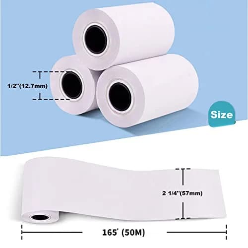 MFLABEL Thermal Receipt Paper 50 Rolls | Bright, Crisp Prints for POS & Cash Registers thumbnail 3