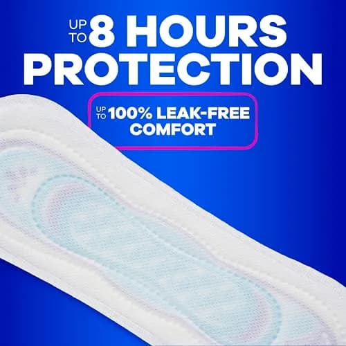 Always Ultra Thin Feminine Pads Without Wings, Size 1 Regular Absorbency, 132 Count | 100% Leak-Free Protection thumbnail 5
