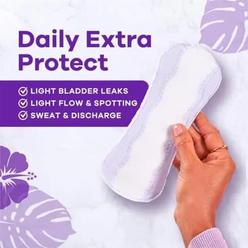Always Xtra Protection Daily Liners Extra Long (92 Count) | LeakGuard + RapidDry for 10-Hour Comfort thumbnail 3