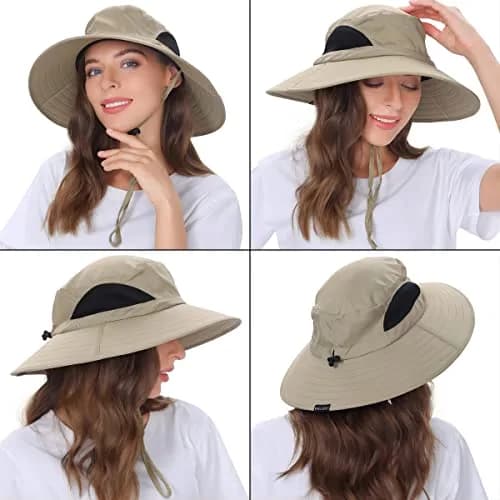 EINSKEY Wide Brim Sun Hat UPF 50+ Waterproof Packable for Men & Women | UV Protection & Breathable (70-120 chars) thumbnail 7