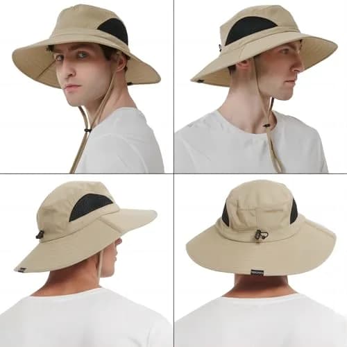 EINSKEY Wide Brim Sun Hat UPF 50+ Waterproof Packable for Men & Women | UV Protection & Breathable (70-120 chars) thumbnail 8