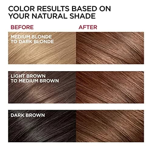 L'Oreal Paris Superior Preference Light Amber Brown 6AM | Fade-Defying Permanent Hair Color, 3 Pack thumbnail 4