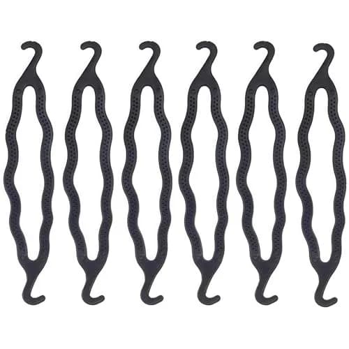 Elandy Plastic Bun Maker Curler 6 Pack | Perfect for Medium & Long Hair thumbnail 1