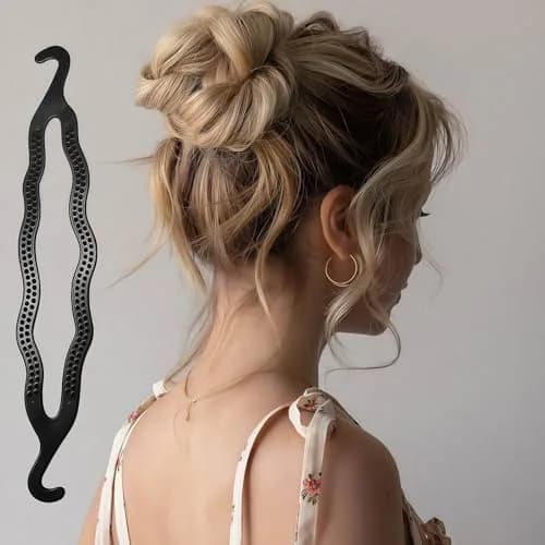 Elandy Plastic Bun Maker Curler 6 Pack | Perfect for Medium & Long Hair thumbnail 5
