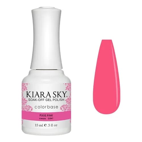 Kiara Sky Soak Off Gel Nail Polish Pixie Pink 0.5 fl oz | Long-Lasting, High-Gloss Shine, UV/LED Cure thumbnail 1