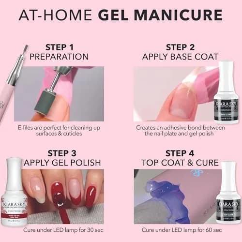 Kiara Sky Soak Off Gel Nail Polish Pixie Pink 0.5 fl oz | Long-Lasting, High-Gloss Shine, UV/LED Cure thumbnail 3