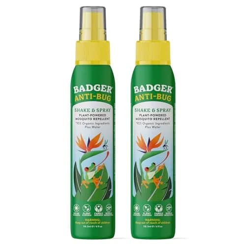Badger Natural Insect Repellent Spray 240ml (8 Fl Oz) | DEET-Free, Family Friendly, Organic Essential Oils thumbnail 1