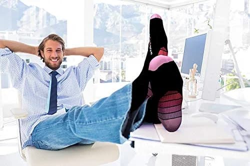 Physix Gear Sport Compression Socks Black/Pink S/M | Graduated Compression for Circulation & Travel thumbnail 7