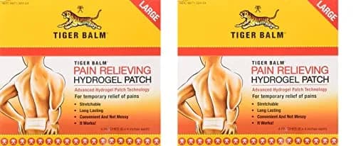 Tiger Balm Pain Relieving Patch Large | Fast, Long-Lasting Relief, Unnoticed Under Clothing thumbnail 1