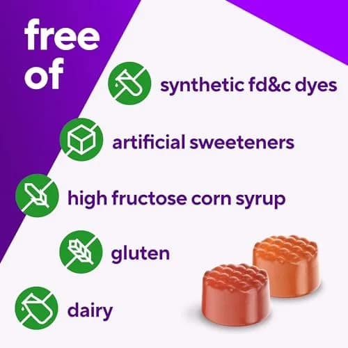 Vitafusion Multivitamin Gummies for Adults | 120 Count (40g) | Assorted Fruit Flavors | Gluten & Dairy Free thumbnail 4