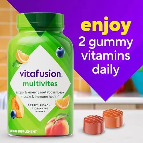 Vitafusion Multivitamin Gummies for Adults | 120 Count (40g) | Assorted Fruit Flavors | Gluten & Dairy Free thumbnail 6