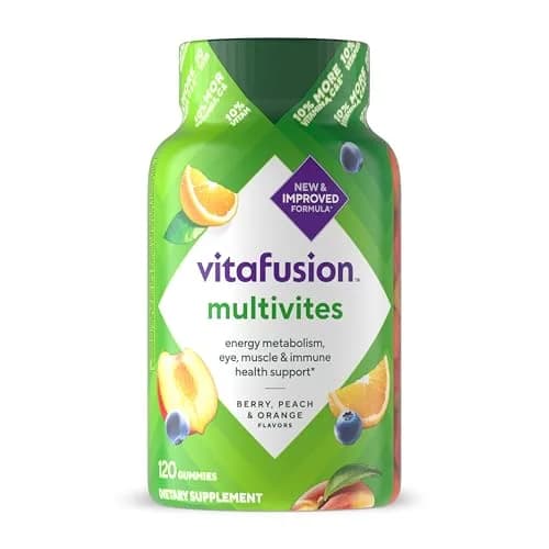 Vitafusion Multivitamin Gummies for Adults | 120 Count (40g) | Assorted Fruit Flavors | Gluten & Dairy Free thumbnail 1