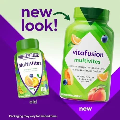 Vitafusion Multivitamin Gummies for Adults | 120 Count (40g) | Assorted Fruit Flavors | Gluten & Dairy Free thumbnail 3
