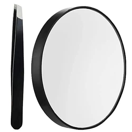 TTSAM 10x Magnifying Makeup Mirror 8.8cm (3.46 inches) | Clear Double-Sided Suction Cup Mirror thumbnail 1
