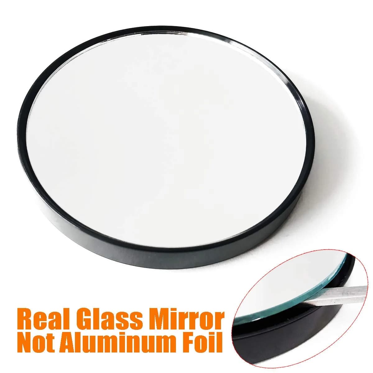 TTSAM 10x Magnifying Makeup Mirror 8.8cm (3.46 inches) | Clear Double-Sided Suction Cup Mirror - view 2