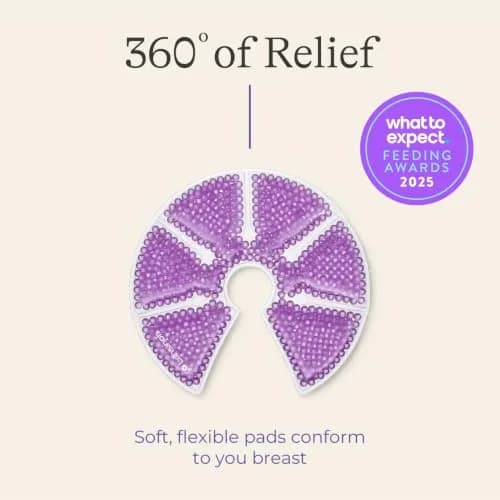Lansinoh Breast Therapy Packs with Soft Covers, 2 Count (Pack of 1) | Hot & Cold Relief for Engorgement, Clogged Ducts, Mastitis thumbnail 8