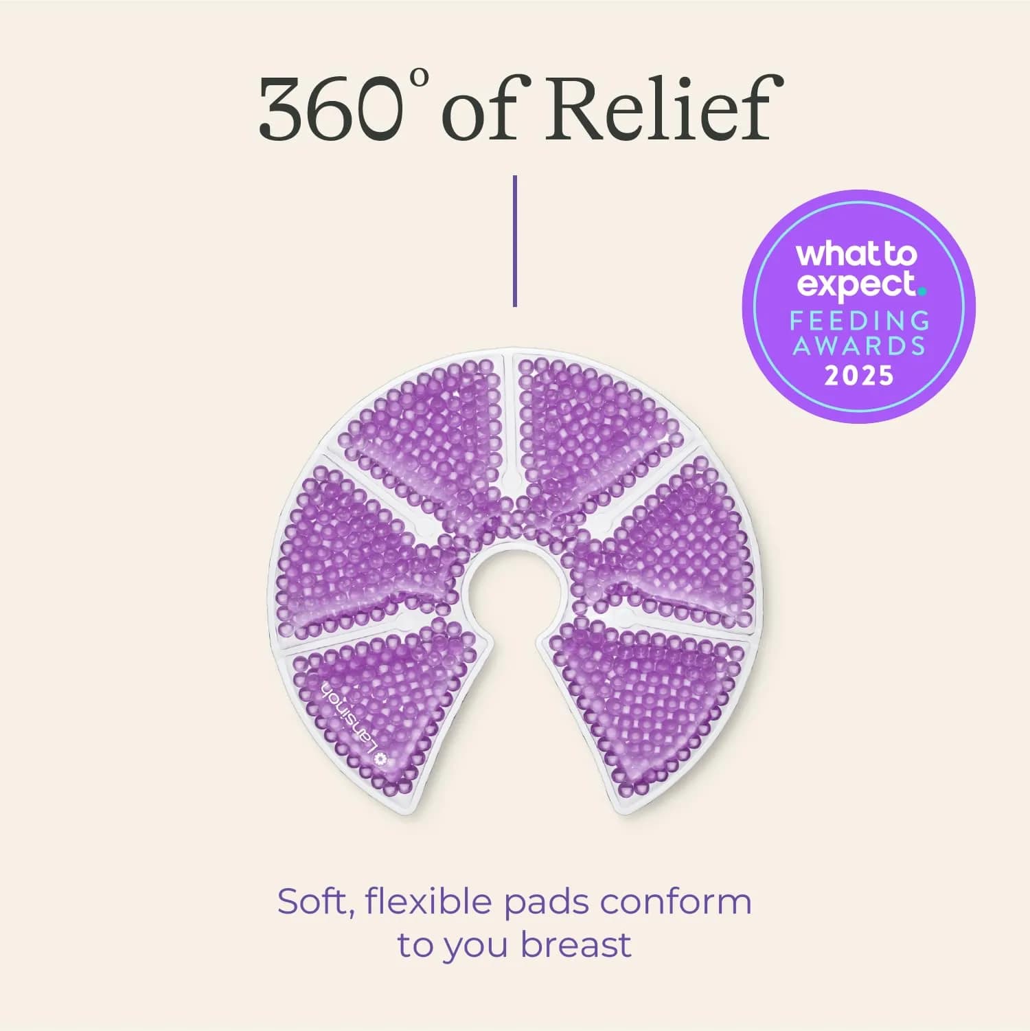 Lansinoh Breast Therapy Packs with Soft Covers, 2 Count (Pack of 1) | Hot & Cold Relief for Engorgement, Clogged Ducts, Mastitis - view 8