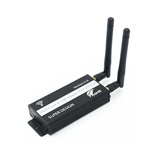 SUPERPLUS Mini PCI-E to USB Adapter with SIM Card Slot | Supports 3G/4G LTE, WWAN, GPS, No Driver Needed, Plug & Play thumbnail 1