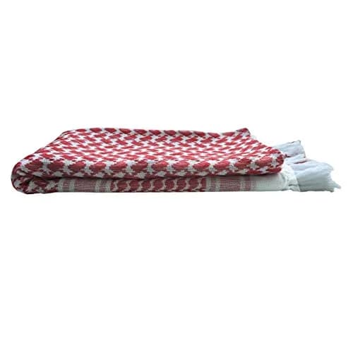 Explore Land Cotton Shemagh Keffiyeh Tactical Desert Scarf for Men Women | Breathable 100% Cotton, Sun & Dust Protection thumbnail 2