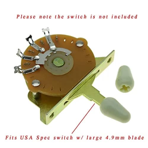 KAISH Guitar 5 Way Switch Tips | USA-Style Strat/Stratocaster Mint Green thumbnail 2