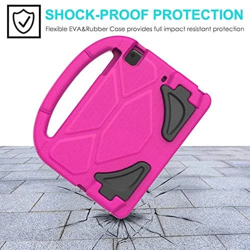 Suplik Kids Case for iPad Mini 1/2/3/4/5 (7.9") with 2 Screen Protectors | Durable Shockproof Handle Stand Cover thumbnail 4
